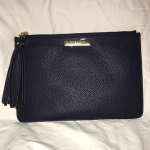Katie Loxton London pouch navy tassel
